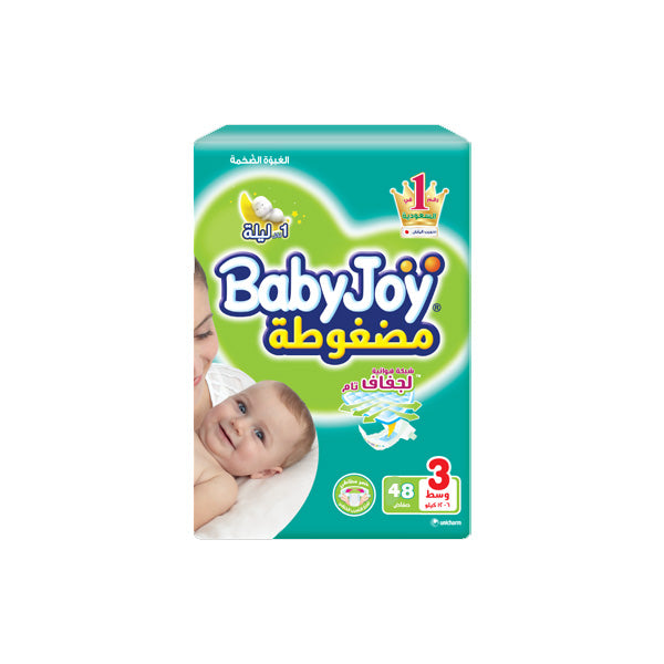 حفاظات بيبي جوي رقم 3 عبوة 48 *4