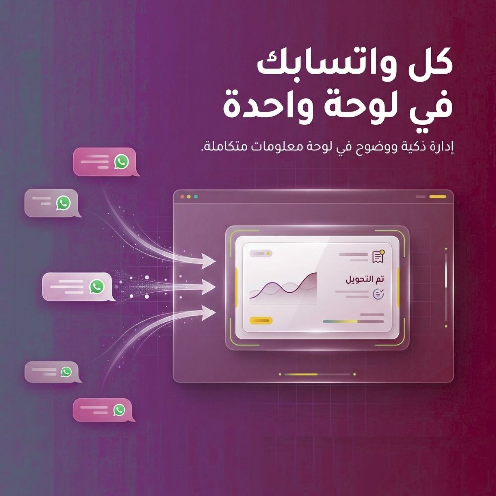 منصة إدارة الطلبيات الذكية وأتمتة المبيعات عبر واتساب (AI) ترابط Flow