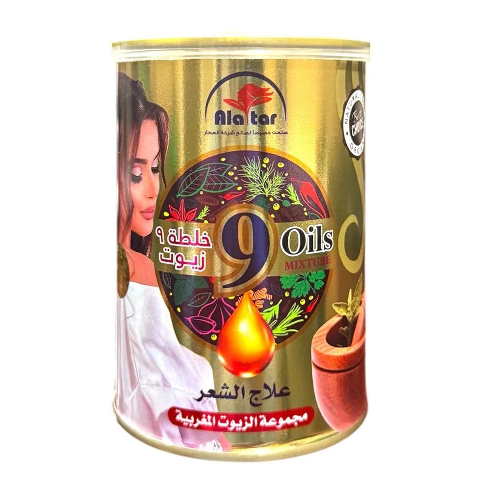 زيت خلطه 9زيوت العطار 400مل علب