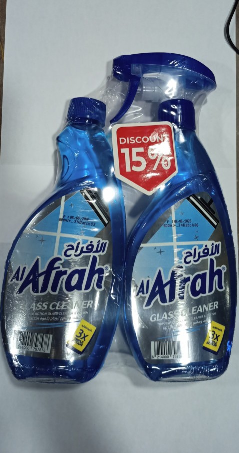 ملمع زجاج الافراح 500 مل عرض