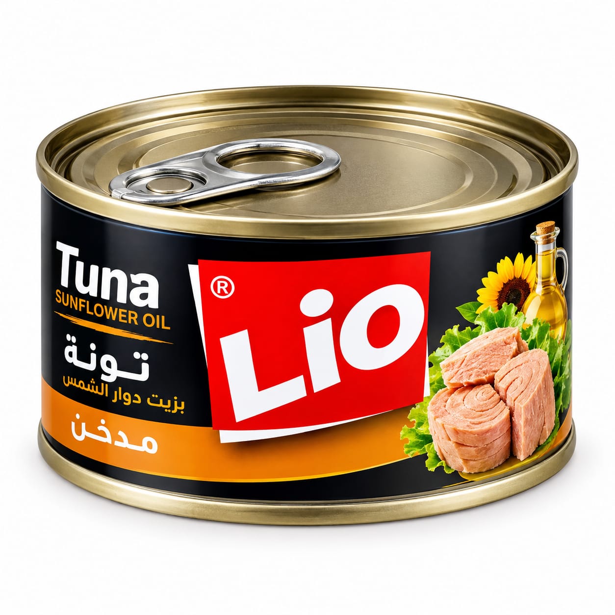 علبة تونا  تونغول فيليه مدخن 185 غ-ليو
