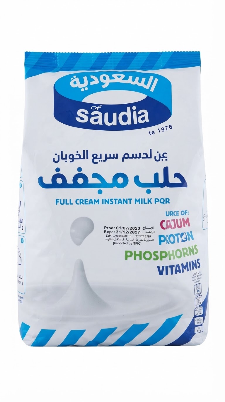 حليب بودرة سعودي كيس 800غ