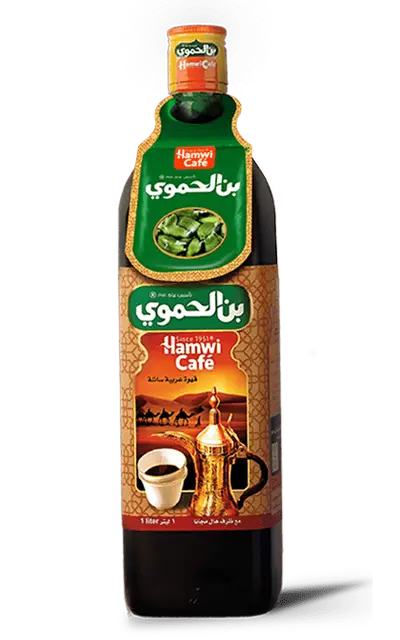 بن الحموي قهوة مرة سائلة 1 لتر