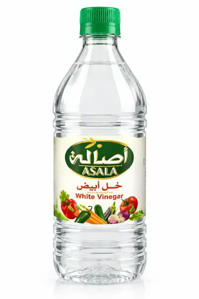 خل ابيض 1 لتر -بلاستيك -اصالة
