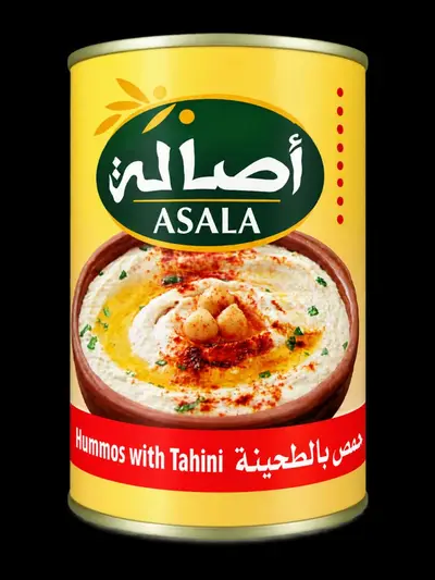 حمص بالطحينية 370 غرام -الاصالة