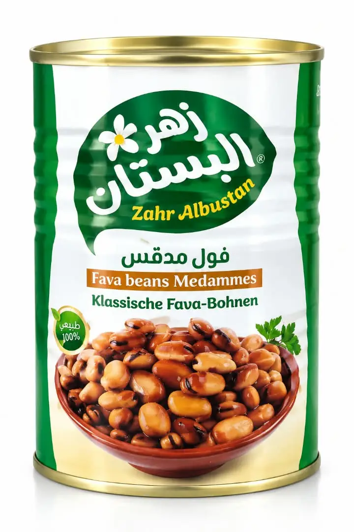 فول مدمس 370 غ-زهرة البستان