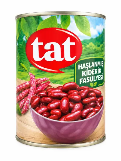 فاصوليا حمراء مطبوخة تات 410غ