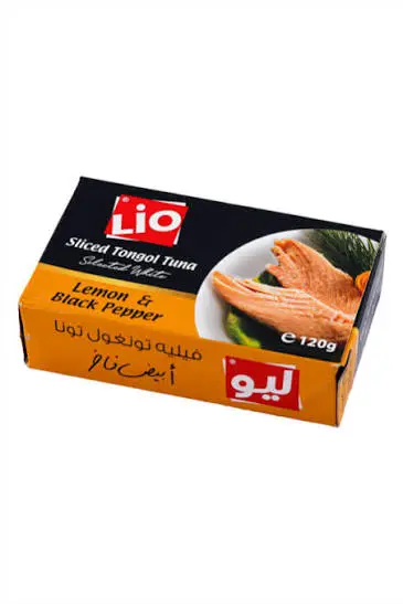 علبة تونا فيليه تونغول مدخن 120غرام -ليو