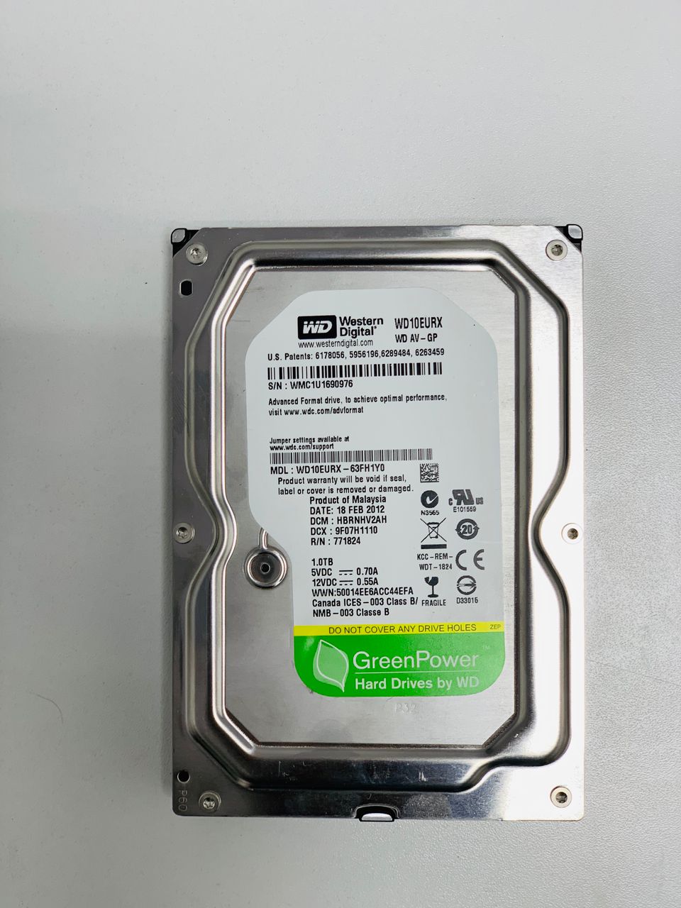 Harddisk WD HDD 1TB