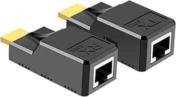 hdim extender by cat 5e/6 cabel تحويلة