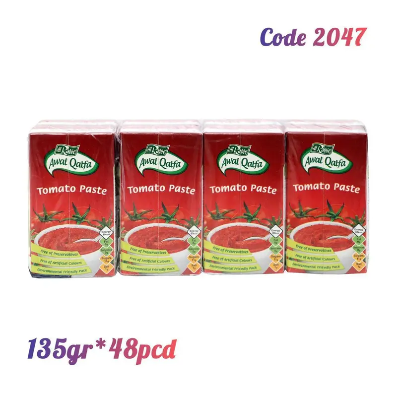 معجون طماطه الربيع 135غم*48عدد