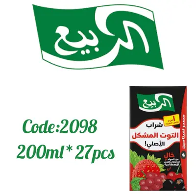 عصير الربيع توت مشكل 200مل*27عدد