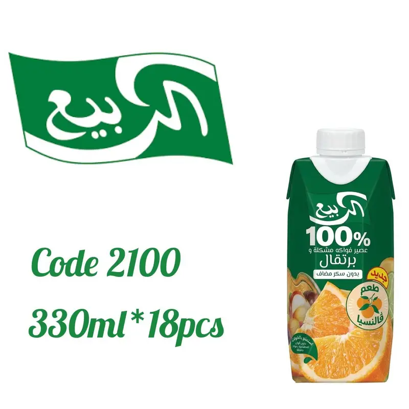 عصير الربيع طبيعى الكوكتيل 330مل*18عدد