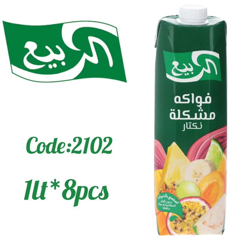 عصير الربيع طبيعى كوكتيل 1000مل*8عدد