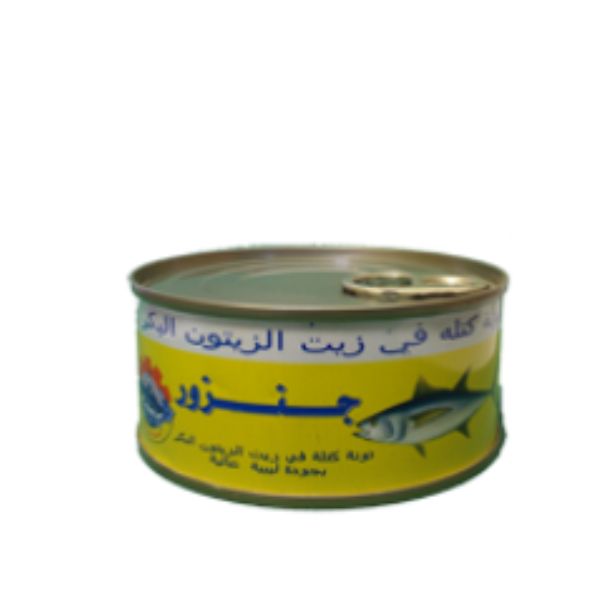 تونة قطعة زيت الزيتون ليبي جنزور 185 جم