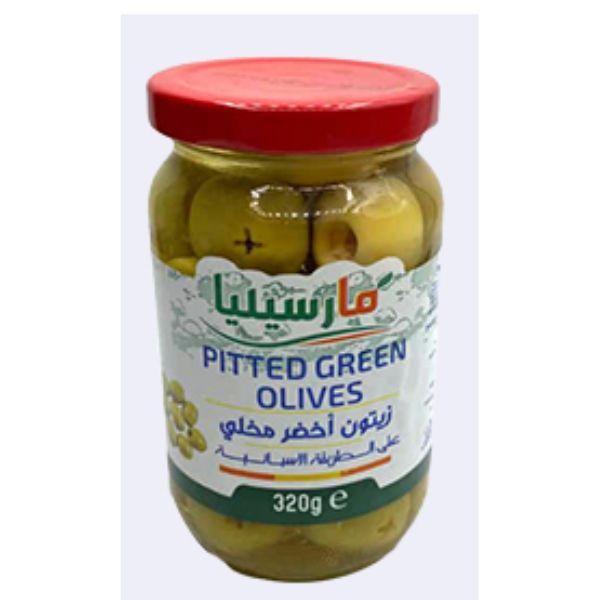 زيتون اخضر حب مارسيليا 320 جم