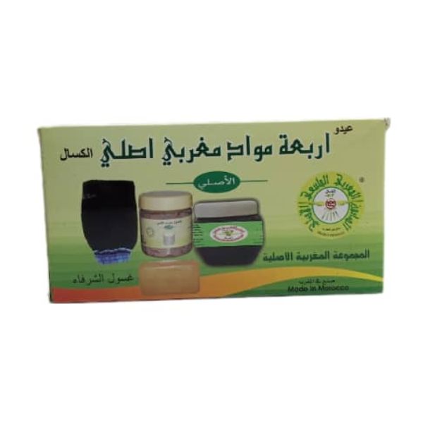 مجموعة الاستحمام المغربية 4قطع