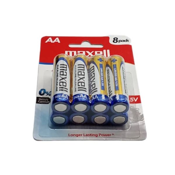 بطارية اصبع ثماني LR6 ماكسيل*8*AA