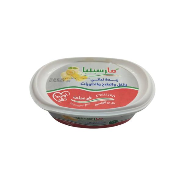 زبدة مارسيليا نباتية غير مملحة حوض 400 جم