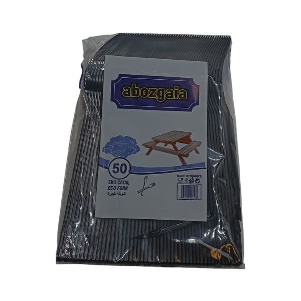 شوكة يلاستيك كبيرة بوزقية *50