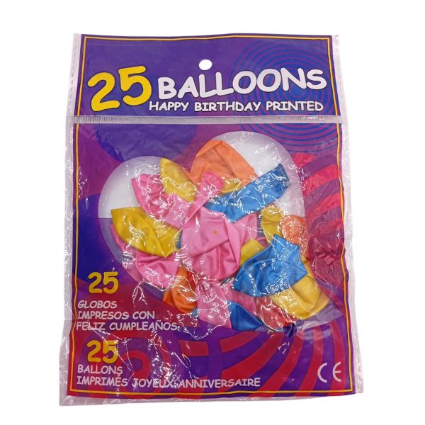 كيس بالونات * 25 بالون