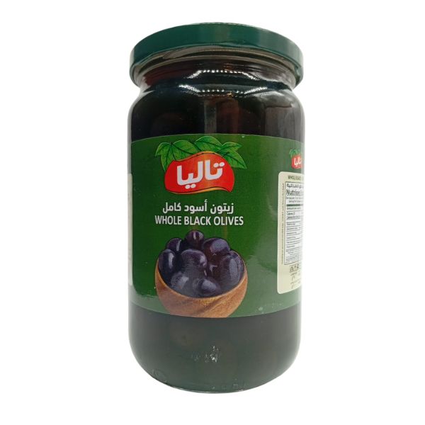 زيتون اسود كامل تاليا 640 جم
