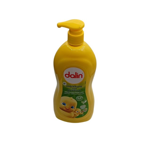 شامبو وغسول الجسم للاطفال حماية وترطيب دالين 700 مل