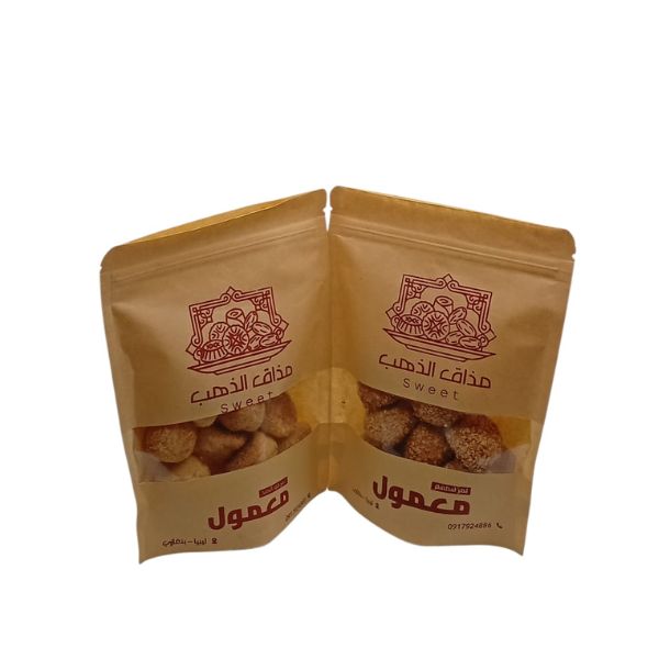 معمول التمر بجوز الهند و السمسم  مذاق الذهب