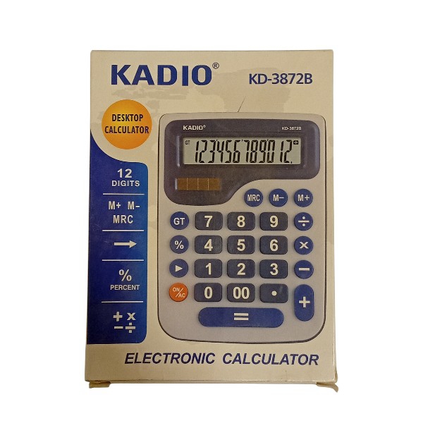 الة حاسبة مربعة مكتبية كاديو KD-3872B
