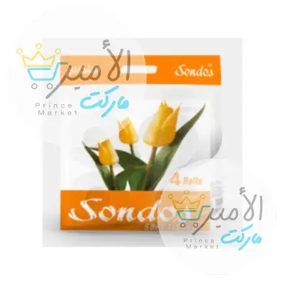 مناديل سندس حمام 4  رول