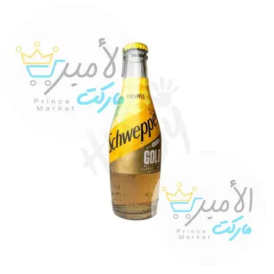 مشروب جولد شويبس اناناس زجاج 250مل