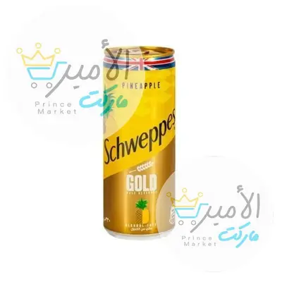 مشروب جولد شويبس اناناس علبه 330 مل