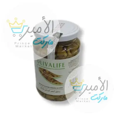 زيتون اخضر شرائح اسباني 370 جم
