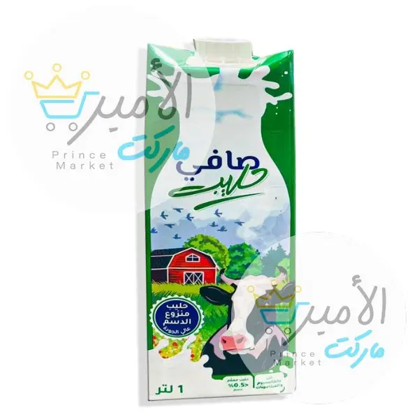 حليب باكو صافي خالي الدسم 1لتر