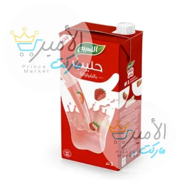 حليب باكو النسيم بالفراولة 1 لتر