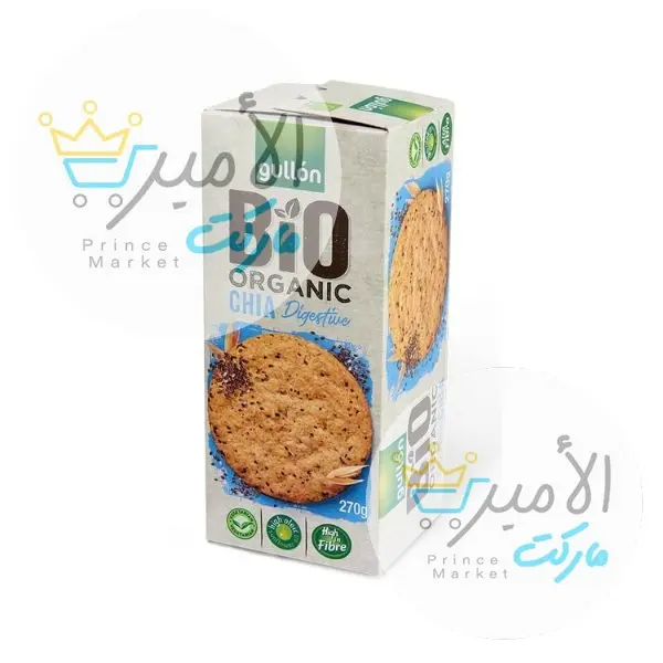 بسكويت جالون بايو بالحبوب الشيا 270 جم