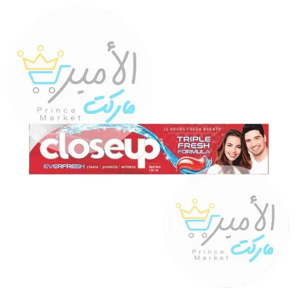 معجون اسنان كلوس اب كبير احمر 120 مل