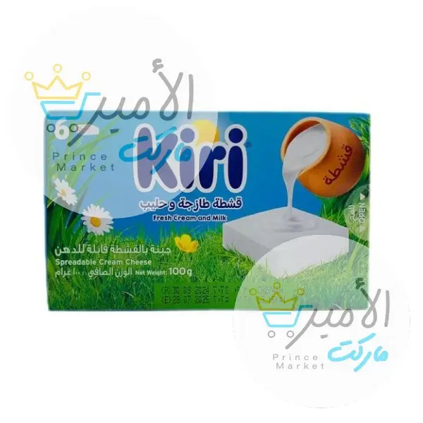جبنة كيري بالقشطة مربعات 100 جم *6