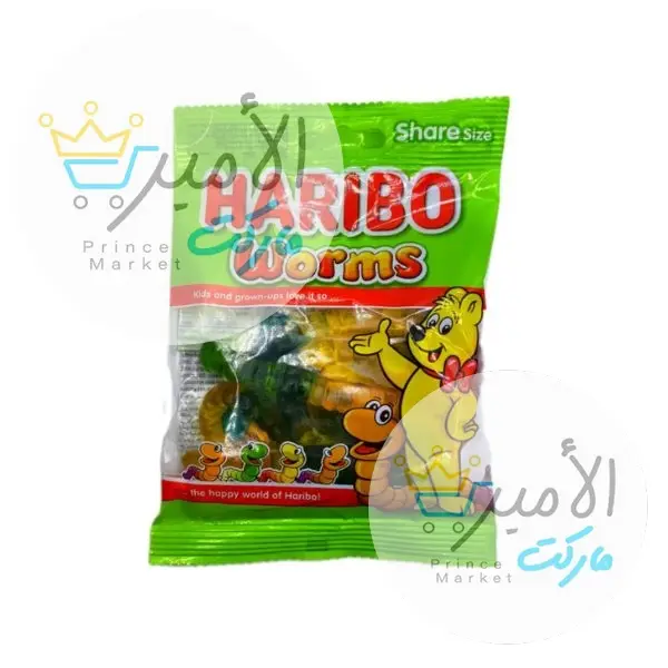 هاريبو كيس مارشميلو حلوي جيلي وورمز فاكهة 80 جم