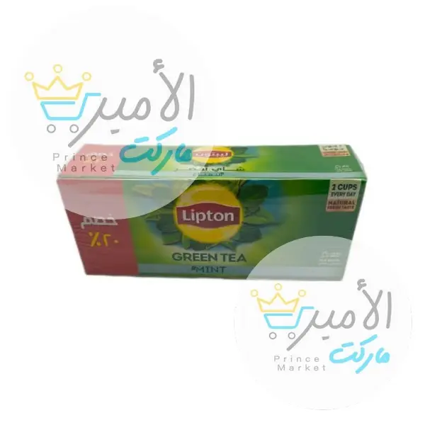 شاي اخضر بالنعناع كيس ليبتون * 25 كيس