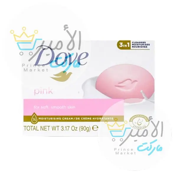 صابون وجه دوف وردي 90 جم