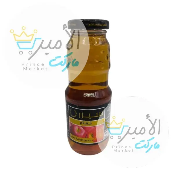 عصير سيزر بدون سكر زجاج تفاح 250 مل