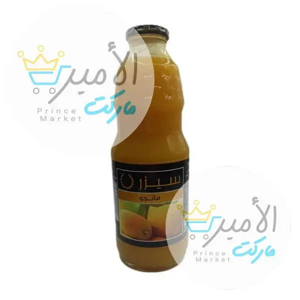 عصير سيزر زجاج منجا 1 لتر
