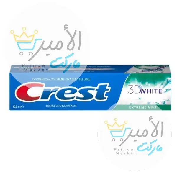 معجون كرست قوة النعناع 3D وايت 100 مل