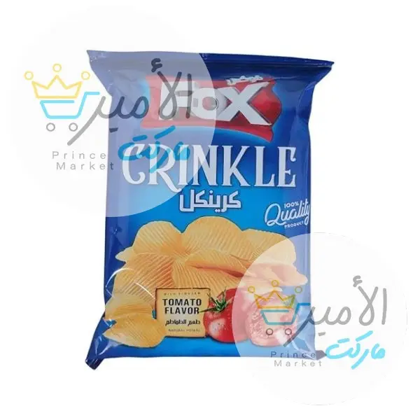 شبسي فوكس كرينكل طعم الطماطم 80 جم