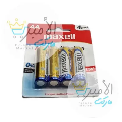 بطاريه اصبع ماكسيل*4*AA