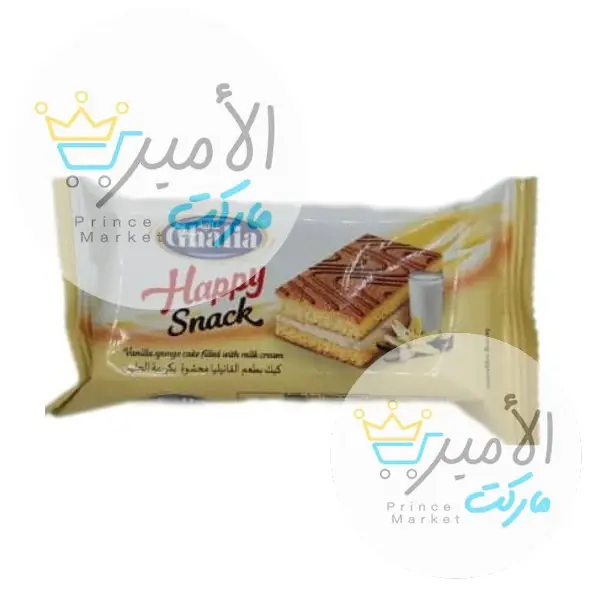 كيكة غالية هابي سناك بنكهة فانيليا و كريمة حليب 28 جم