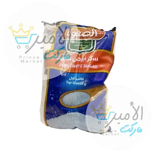 سكر خشن ابيض الصفوة 1 كغ