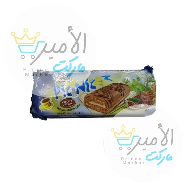 كيكة سويس رول بكريمة الكاكاو بك نك 200 جم