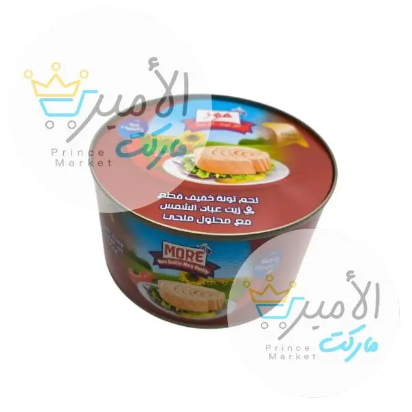 تونة قطعة تايلندي زيت دوار الشمس مور 400 جم